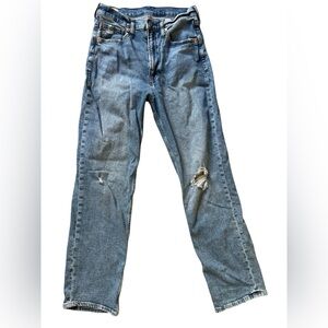 Gap 90s Loose‎ High Rise Jeans Women's 2/26 R Distressed Baggy Y2K Bottom✅